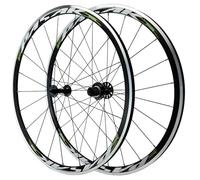 SXSHEYS Paire de Roues de vélo de Route 700C, Roue Avant/arrière, Freins V-Brake, Jantes à Blocage Rapide, 100 mm/130 mm, Alliage d'aluminium, Accessoires