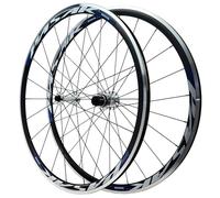 SXSHEYS Paire de Roues de vélo de Route 700C, Roue Avant/arrière, Freins V-Brake, Jantes à Blocage Rapide, 100 mm/130 mm, Alliage d'aluminium, Accessoires