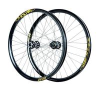 SXSHEYS Paire de Roues VTT 26/27,5/29 Pouces DH/XC/AM, Freins à Disque, axe traversant, Avant 15 x 110 mm, arrière 12 x 148 mm, Jante 32 Trous, 120 clics, Compatible Cassette 7-12 Vitesses