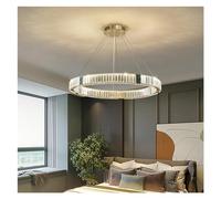 SXSHEYS Plafonnier LED de Luxe, Moderne et élégant, avec télécommande, en Cristal doré et à luminosité réglable, idéal pour Le Salon. Décoration Lumineuse raffinée.