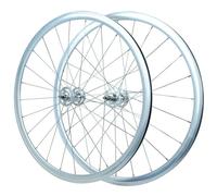 SXSHEYS Roues de vélo à pignon Fixe 700C, Jantes Avant et arrière en Alliage d'aluminium de 30 mm, Freins Avant/arrière, pneus 700C*20C-35C, pour vélo de Route 24 Trous.