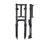 SXSHEYS Vélo de Plage Snow, pneus 20 Pouces 4.0, Fourche à air Large, débattement 140 mm, Pivot 1-1/8 Pouce, écartement 135 mm, Suspension Avant à Double Amortisseur, Blocage Manuel QR