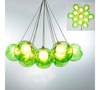 SXSKPP Lustre créatif Moderne 13 lumières Boules à Bulles Restaurant Longue Suspension créative Moderne Minimaliste LED pour Salon Duplex escalier Nordique Art personnalité Plafond