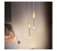 SXSKPP Lustre créatif Moderne Nordique créatif Chambre Chevet Suspension Lampe TV Fond Mur Salon Luxe Cristal LED Art décor éclairage (tête C-2)