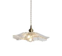 SXSKPP Suspension en Verre Edison Plafonnier Suspension Luminaire Décoratif E27 Éclairage Suspendu avec Douille en Laiton Abat-Jour en Verre Loft Salon Cuisine Industriel Vintage M