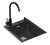 SXSLTSA Boutique Bar Appartement Cuisine Acier Inoxydable Lavage des Mains Petite Taille Bol Simple Mini Lave-Vaisselle (46 * 38 cm)