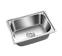 SXSLTSA Éviers de Cuisine 37 x 31 - Évier rectangulaire en Acier Inoxydable à cuve Unique pour Installation encastrée, sous Plan et sur Plan, Finition satinée, sans Robinet