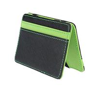 Sxstar Hommes Mince Portefeuille Magique, Crédit/ID Porte-Carte Affaire, Super Slim Argent Clip pour Laitier/Chauffeur de Taxi/Trader