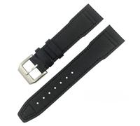 SXSWCH 20 mm, 21 mm, 22 mm pour IWC IW3777 IW3270 Mark 18 Big Pilot's Watch Strap Bracelet en cuir souple marron, 21mm