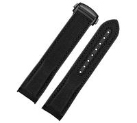 SXSWCH 20 mm 22 mm Black Blue Orange Fabric Band de montre en caoutchouc en nylon pour Omega Seamaster 300 Ocean Watchband Boucle Tools Slicone Slicone (Couleur: Black Orange-Rd, taille: 22 mm)