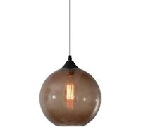 SXSWCH 25 cm Globe Globe Globe Pendante Ferme légère Noire Gray Blown Blown Pagnière Industrielle Vintage MODERIE MODIQUE Labe DE Cable Ajustement Nordique pour Kitchen Island Cafe
