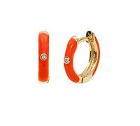 SXSWCH 9 Couleurs Round Personality Fashion Hoop Moucles d'oreilles pour Femmes Bijoux perçants
