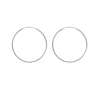SXSWCH 925 Big Round Diamètre 50 mm boucles d'oreille High Polishing personnalisés