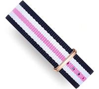 SXSWCH Bands de montre de remplacement en nylon premium pour hommes et femmes montres et montres intelligentes Band de montre de remplacement en maille Breathable F-20 mm (couleur: B, taille: 18 mm)