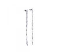 SXSWCH Boucles d'oreilles à goujons longs zircon géométriques pour femmes Piercing Goucle d'oreilles Boucle d'oreilles Pendientes