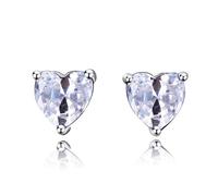 SXSWCH Boucles d'oreilles de Goujon pour Femmes Real 925 Boucles d'oreilles en Argent Sterling avec des Pierres Cadeaux d'anniversaire de fête de Mariage pour Fille