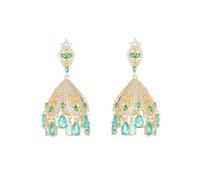 SXSWCH Boucles d'oreilles du palais français S925 Silver Needle Zircon Roucles d'oreilles incrustées