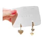 SXSWCH Boucles d'oreilles Longues glonilles en Cristal pour Femmes Boucles d'oreilles géométriques