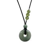 SXSWCH Bracelet Real Natural Grade A Jade Donut avec 12 cadeaux d'anniversaire de bracelet en pierre de naissance, bijoux pour dames réglables (couleur: péridot)