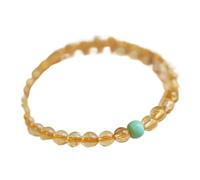 SXSWCH Bracelets en perles, bracelets de protection pour hommes femmes , Bracelet de luxe léger du quartz rutilé naturel
