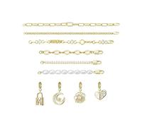 SXSWCH Collier Combinaison créative Jewelry Collier Bracelet Femme Femme Clicule Chaîne Combinaison Colliers pour Femmes