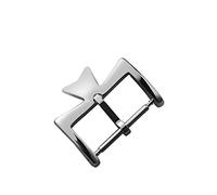 SXSWCH Couloir de montre en acier inoxydable pour VC Vacheron Watch Strap Buckles Constantin Silvery Golden Rose Gold Metal Pin Clasp 16 mm 18 mm (couleur: argent, taille: 20 mm)