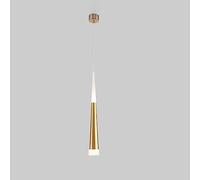 SXSWCH Mini Pendentif Gold Pendant LED Long Tube de Plafond Suspendu Lampe de Plafond Acrylique Noir Suspension Moderne Droplight Linear Chrome Foyer Lustre pour escalier Couloir de Chambre à Coucher