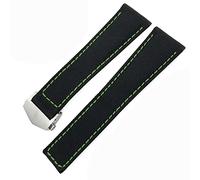 SXSWCH Pour Carrera Aquaracer 20 mm 22 mm Bracelets Canvas en cuir en nylon STRAP FOLL BOUCLE BANDE NOIR (Couleur: Black Blue Rose, taille: 22 mm)