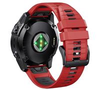 SXSWCH Pour Fenix 7x Pro / 6x Pro Band pour Fenix 6x Strap Band Fenix 7x 26 mm Largeur Fenix 5X Plus pour descente MK2I / TACTIX Delta/TACTIX 7 Pro/TACTIX 7 Soft Silicone Watch Bands