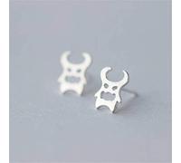SXSWCH S925 Personnalisé pour Les Hommes et Les Femmes Han Xiaodevil Boucles d'oreilles de Mode Une Paire