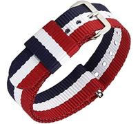 SXSWCH Watch Strap Premium Nylon Remplacement Watch Bands for Men and Women Mesh Replacement Watch Band Breathable D-19mm (couleur: D, taille: 14 mm)