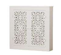 SXSYTR Cache Radiateur Ajustable, Cache-radiateur Haut en Bois, Maison De Chauffage Couvre Radiateur Design, pour Couloir - Armoires Murales Décoratives(80 * 90 * 20cm/31.5 * 35.4 * 8in)