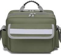 SXTYFBB Sac médical, Sac de traumatologie pour intervenant d'urgence, Sac de Rangement pour infirmière à Domicile pour EMT, EMS, Police, Pompiers, Agents de sécurité (Vert)