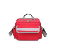 SXTYFBB Sac médical, Sac de traumatologie pour intervenant d'urgence, Sac de Rangement pour infirmières à Domicile pour EMT, EMS, Police, Pompiers, Agents de sécurité (Rouge)