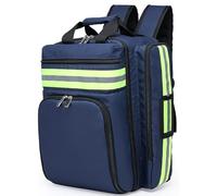 SXTYFBB Trousse de Premiers Secours, Sac d'urgence médicale, Design réfléchissant la Nuit, pour ambulanciers, infirmières, médecins Tactiques, Soins à Domicile, Bleu