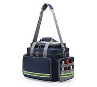 SXTYFBB Trousse de Premiers Secours Vide pour ambulanciers, Sac d'urgence pour traumatismes avec Plusieurs Poches et séparateurs pour infirmière à Domicile, Soins communautaires