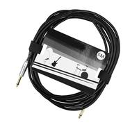 SXTYOPT Câble D'effets De Guitare 5 Mètres Suppression Du Bruit Accessoire Pédale À Ressort 6.35mm Kits Câbles Guitare(10M)