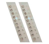 SXTYYH 20/40 Pièces Graines D'oreille for La Perte De Poids Et La Détoxification, Graine D'oreille D'acupuncture for Dégonfler Et Détendre Oreille Presse Graines Acupuncture(40PCS,B)