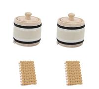 SXTYYH Boîte De Moxa Bois Massif Réutilisable Boîte De Thérapie Par La Chaleur for Les Douleurs Articulaires, Portable Boîte De Moxibustion Filtre à Fumée(4-piece set)