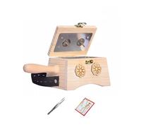 SXTYYH Boîte De Moxibustion Maison Bois Boîte De Moxa Contrôle De La Température Avec Poignée Taille Et Abdomen Bois Massif Instruments De Moxibustion(Kit 2)