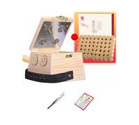 SXTYYH Boîte De Moxibustion Maison Bois Boîte De Moxa Contrôle De La Température Avec Poignée Taille Et Abdomen Bois Massif Instruments De Moxibustion(Kit 9)