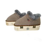 SXTYYH Créatif Bois Massif Pied Boîte De Moxa, Réutilisable Boîte De Moxibustion Avec Température Réglable, Faisable Chaussures à Moxibustion Boîtier Brûleur(Grey/35-39)