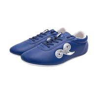 SXTYYH Cuir Chaussures D'arts Martiaux for Femmes Et Hommes, Chaussures De Taekwondo for L'entraînement Karaté, Chaussures De Tai Chi Confortables Chaussures Kung Fu(Bleu,43EU)