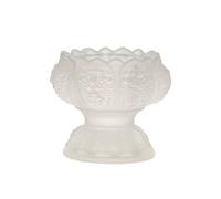 SXTYYH Élégant Verre Support Oeuf A La Coque for Petit-Déjeuner En Forme De Fleur Coquetier Oeuf for Table à Manger Repas Du Matin Fête Décoration De Table(Clear)