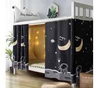 SXTYYH Facile à Glisser Rideau De Lit Superposé for Le Bas avec Baldaquin Supérieur, Mezzanine Rideau Lit, Intimité Dortoir Rideau Occultant for Lit(Curtain*1,1.15M_L)