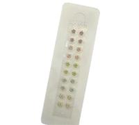 SXTYYH Forme De Fleur De Prunier Graines D'oreille Avec Graines En Acier Inoxydable Graine D'oreille D'acupuncture for Soulager Le Stress Et Détoxifier(20PCS)