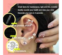 SXTYYH Graines D'oreille for Le Bien-être Quotidien Graine D'oreille D'acupuncture for La Perte De Poids, Le Calme Et Le Dégonflement Du Visage Autocollants D'acupuncture Auriculaire(40pcs)