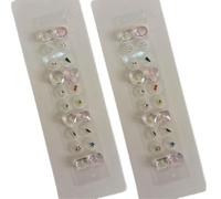 SXTYYH Graines D'oreille for Soulager L'anxiété Graine D'oreille D'acupuncture Facile à Utiliser Oreille Presse Graines Acupuncture Bijoux D'oreille for Perdre Du Poids Et Apaiser(40PCS)