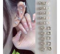 SXTYYH Kit D'acupuncture Ear Seeds, à La Mode Graines D'oreille Graine D'oreille D'acupuncture for Une Détoxification Holistique, Stimuler Le Massage Des Points(20pcs/B)