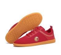 SXTYYH Kung Fu Chaussures De Tai Chi Légères Toile Maillée Respirantes Sports Chaussures D'arts Martiaux for L'entraînement, Le Qi Gong Et Le Wing Chun(Rouge,37EU)